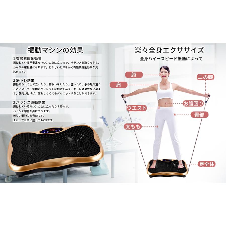 ブルブル振動マシン フィットネスマシン 脂肪燃焼 全身振動 ダイエット