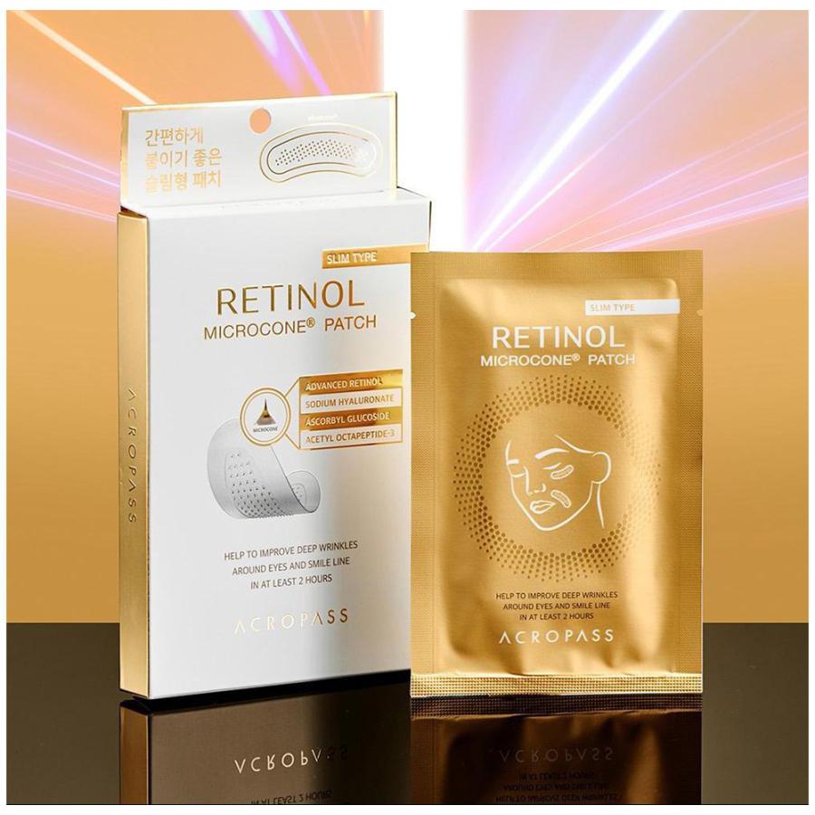 韓国製 RETINOL マイクロニードルパッチ ヒアルロン酸パッチ 目の下 