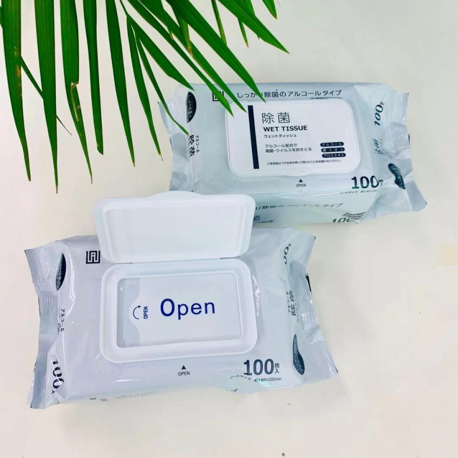 AI-WILL ウェットティッシュ 大判 厚手 6袋セット アルコール 除菌 個