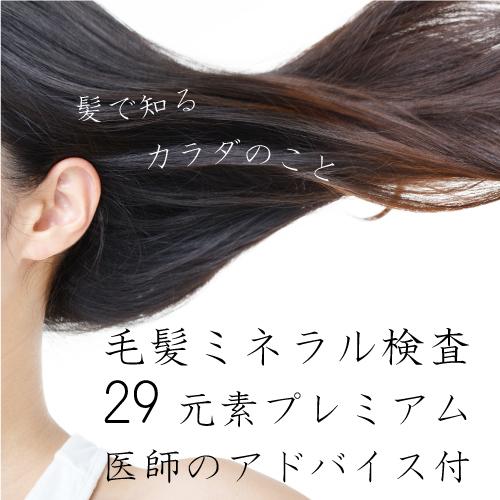 毛髪ミネラル検査（29元素）プレミアム 医師のアドバイス付 : ら・べる