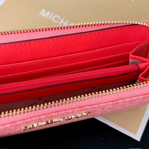 MICHAEL KORS マイケルコース 長財布 ピンク MKシグネチャー MICHAEL KORS マイケルコース 長財布 ピンク MKシグネチャー