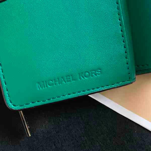 MICHAEL KORS マイケルコース 財布 グリーン 二つ折り財布 KORS MICHAEL KORS マイケルコース 財布 グリーン 二つ折り財布 KORS