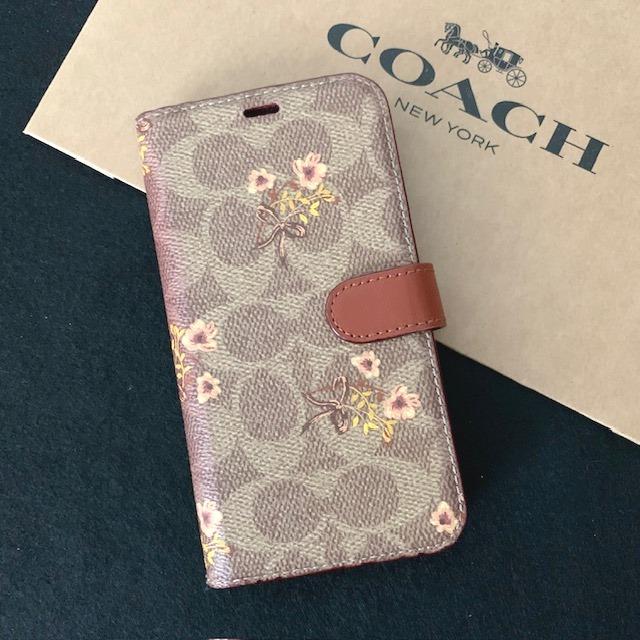 COACH ※訳あり コーチ スマホケース 携帯ケース 手帳型 花柄 COACH ※訳あり コーチ スマホケース 携帯ケース 手帳型 花柄