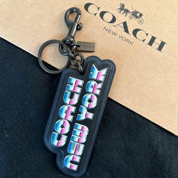 COACH（コーチ） キーホルダー New York ロゴマーク バックチャーム