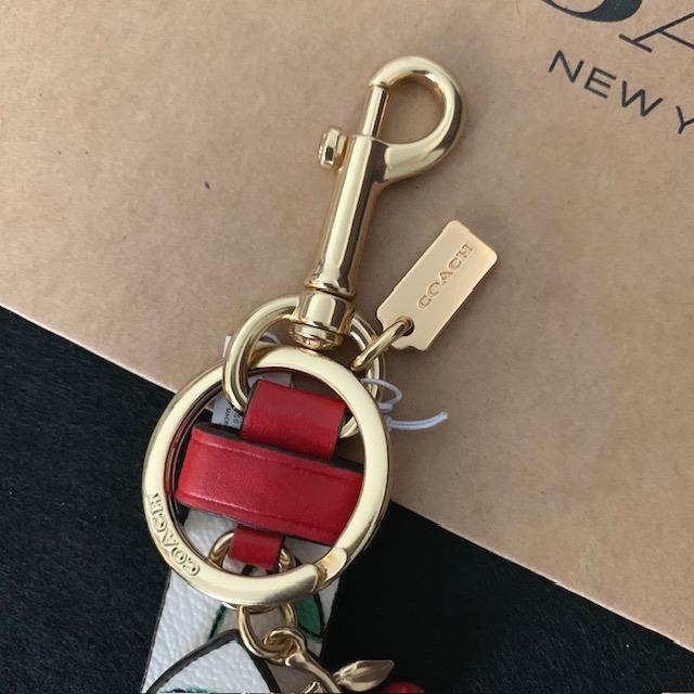 COACH（コーチ） キーホルダー チェリー トリガー スナップ バック