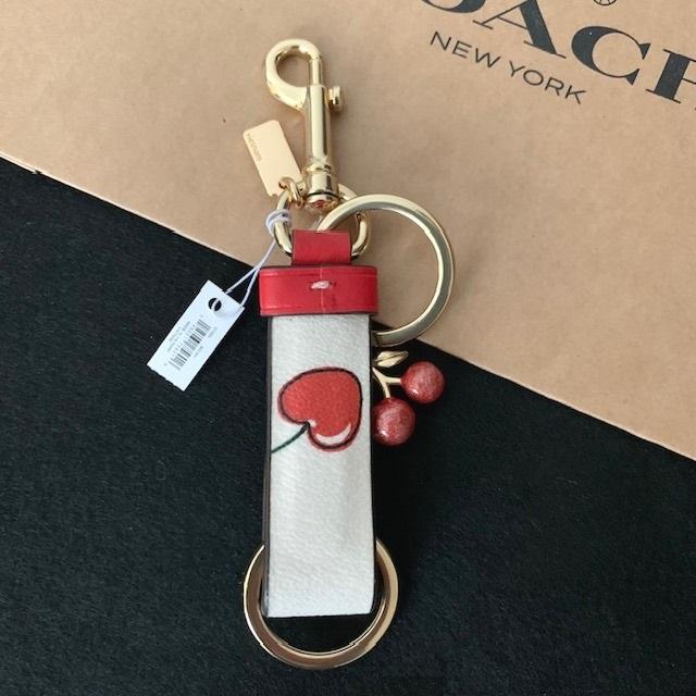 COACH（コーチ） キーホルダー チェリー トリガー スナップ バック