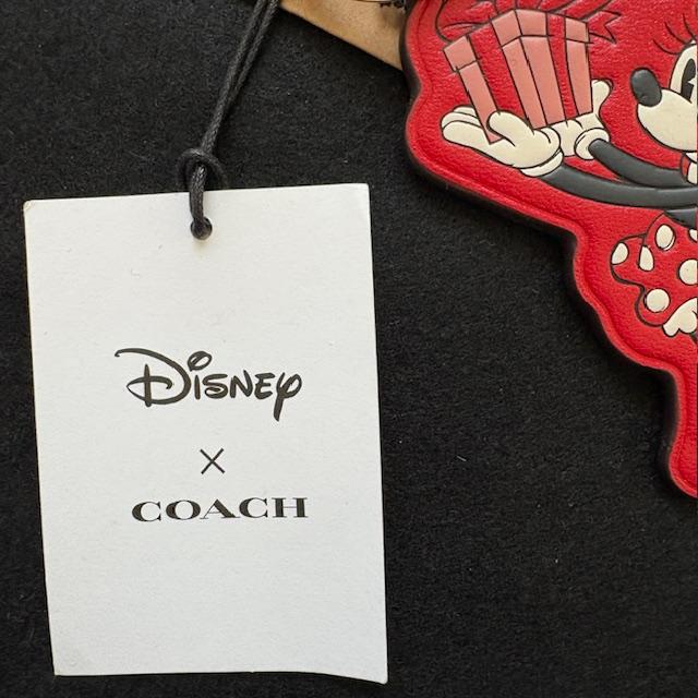 COACH（コーチ） x ディズニー コラボ ミニーマウス キーホルダー
