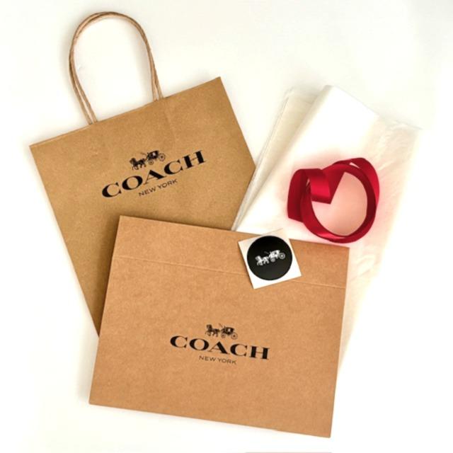 COACH（コーチ） 紙袋 箱 ラッピング ボックス ショッパー 小物 長財布