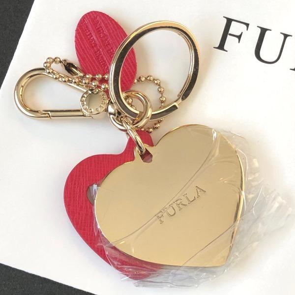 FURLA フルラ キーホルダー ハート キーリング バックチャーム FURLA フルラ キーホルダー ハート キーリング バックチャーム