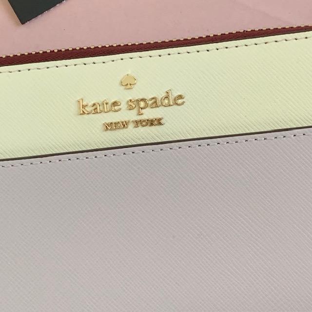 ケイトスペード 財布  長財布 バイカラー ライラック kate spade/KC509-960｜la-blossoms｜02