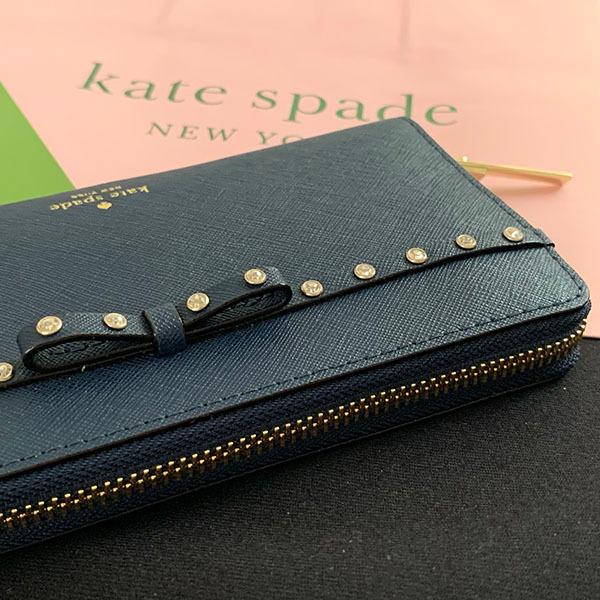 kate spade NEW YORK ケイトスペード 財布 長財布 ネイビー kate spade NEW YORK ケイトスペード 財布 長財布 ネイビー