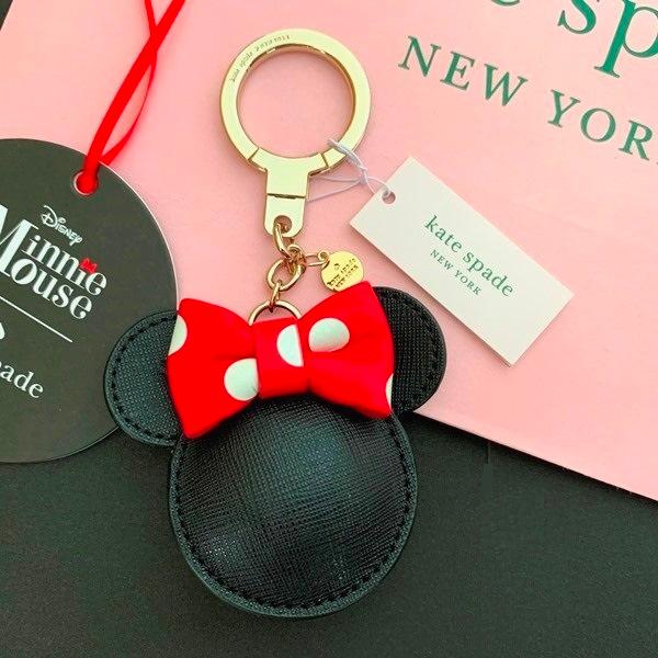 限定品 ケイトスペード ミニーマウス キーホルダー kate spade minnie mouse/WORU0325-001｜la-blossoms｜02