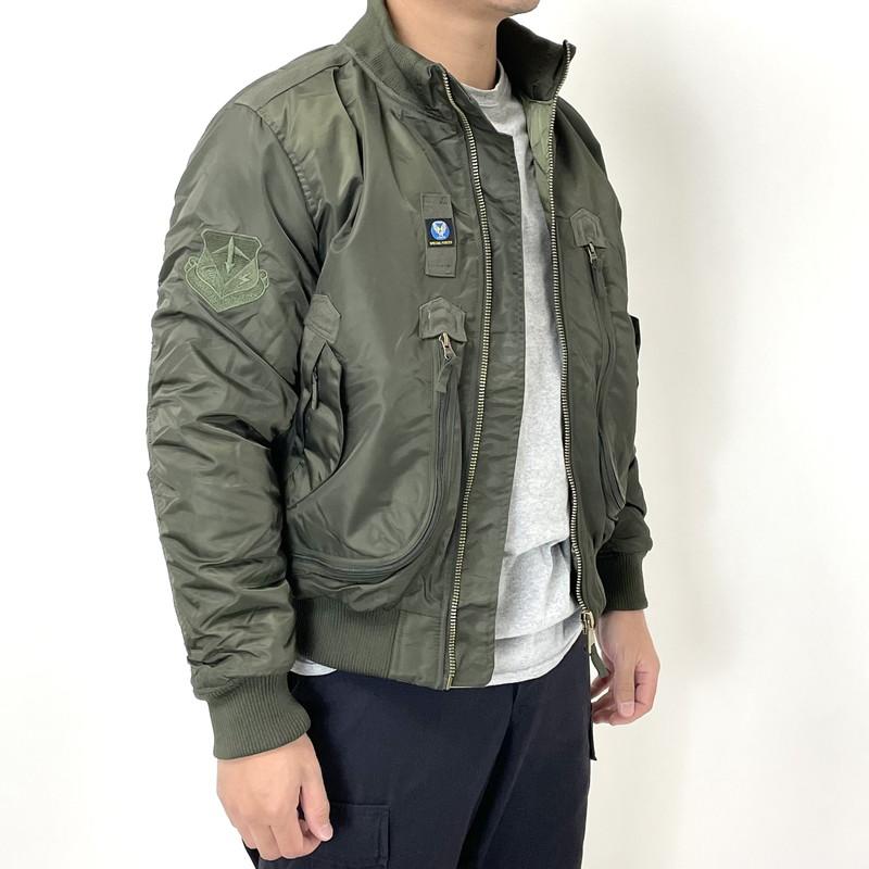 US．MA1．AIRFORCE、フライトジャケット(新品）A10NZ-AF : LA