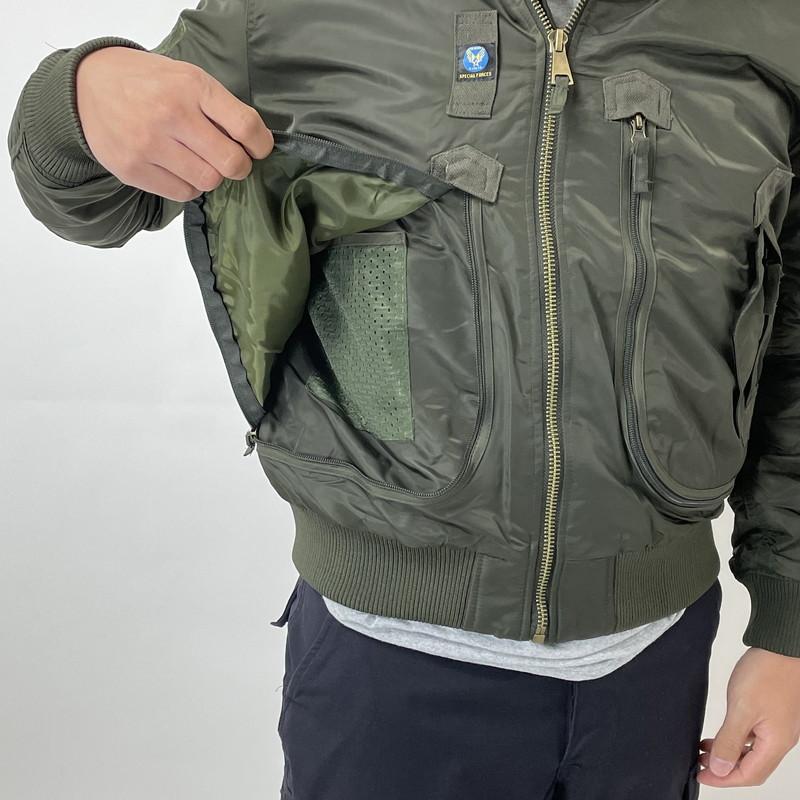 US．MA1．AIRFORCE、フライトジャケット(新品）A10NZ-AF : LA