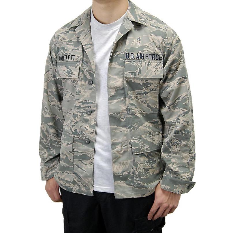 アメリカ空軍 USAF デジタルタイガーカモ ABUジャケット ワッペン付