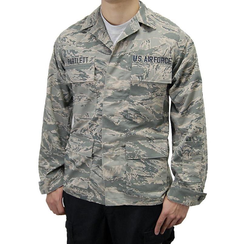 アメリカ空軍 USAF デジタルタイガーカモ ABUジャケット ワッペン付