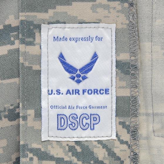 アメリカ空軍 USAF デジタルタイガーカモ ABUジャケット ワッペン付