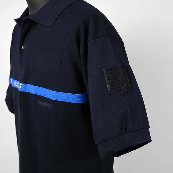 ポロスポーツ　police ポロシャツ NYPD 警察 ポロシャツ 公式 ワッペン刺繍 グレー キッズ - メルカリ