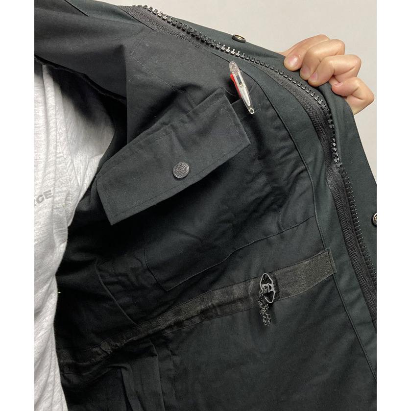 スウェーデン軍 ブラック Ｍ−９０ フィールドジャケット（新品）Ｗ１１ＢＮ｜la-boy｜11