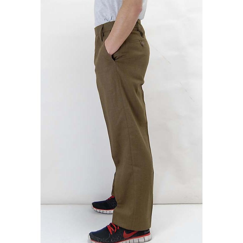 イギリス陸軍 ARMY ブラウン No.2 バラック ドレスパンツ 新品 : LA