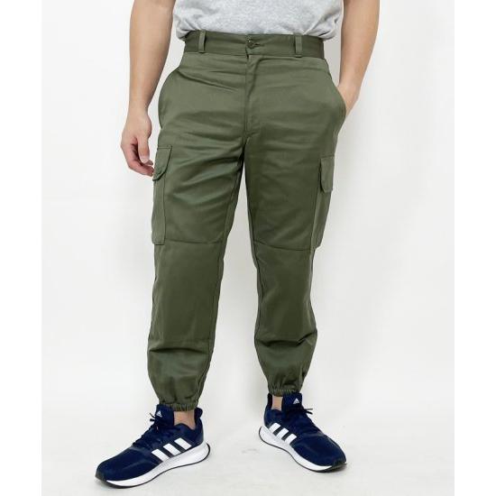 フランス軍Ｆ２（Ｆ１）．ＯＤ．パラシュートパンツ(新品） 421N |  | 01