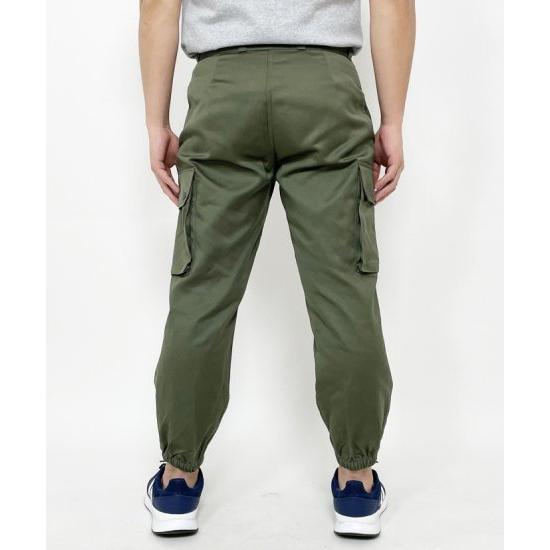 フランス軍Ｆ２（Ｆ１）．ＯＤ．パラシュートパンツ(新品） 421N |  | 02