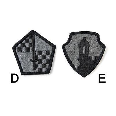 US．ACU．ベルクロ付、部隊章ワッペン（新品）B3 ACU-B3 : LA