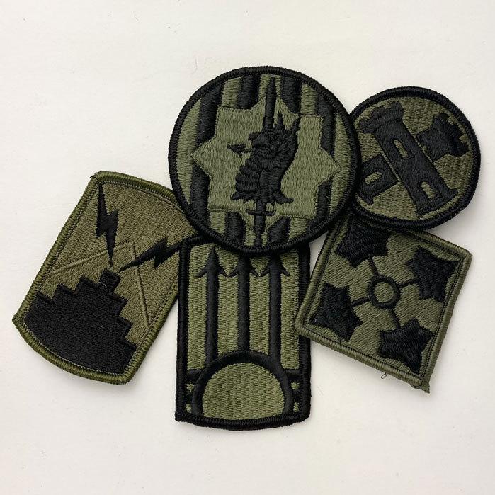 アメリカ軍 OD 部隊章ワッペン 5枚セット（新品）OD5-A : LA-BOY