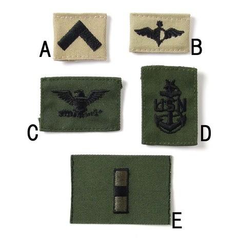 スイス軍　襟章 US．ミリタリー襟章（新品）RANK-GN-S : LA-BOY - 通販 - Yahoo