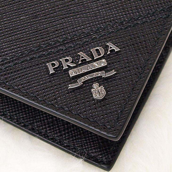 PRADA♡サフィアーノ♡二つ折り財布 PRADA（プラダ） サフィアーノ2つ折りウォレット ブラック