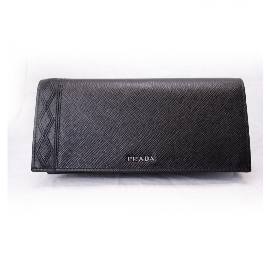 PRADA サフィアーノ長財布 ブラック 2MV836ZNA_F0002 : La-chic - 通販