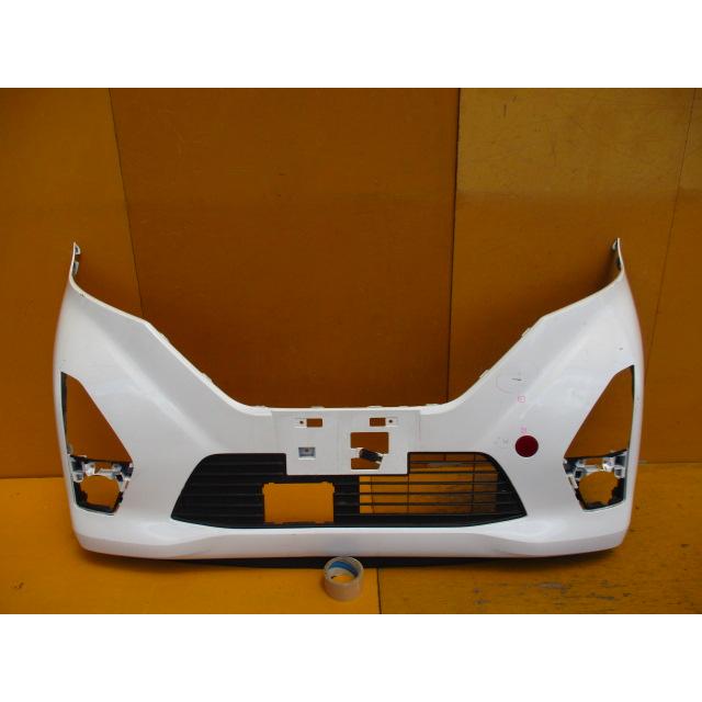 日産 デイズ B44W ハイウェイスター 純正 フロントバンパー ホワイトパール