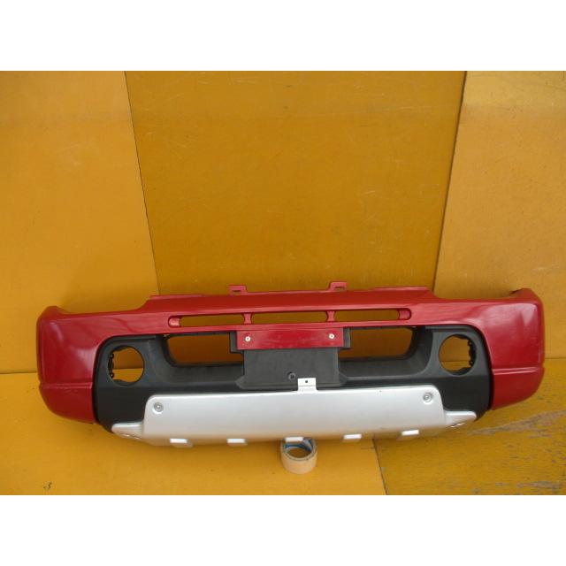 ジムニー　JB23W　フロントバンパー71712-81AA0 (181) スズキ ジムニー JB23W用 純正フロントバンパー レッド 71711-81AA1