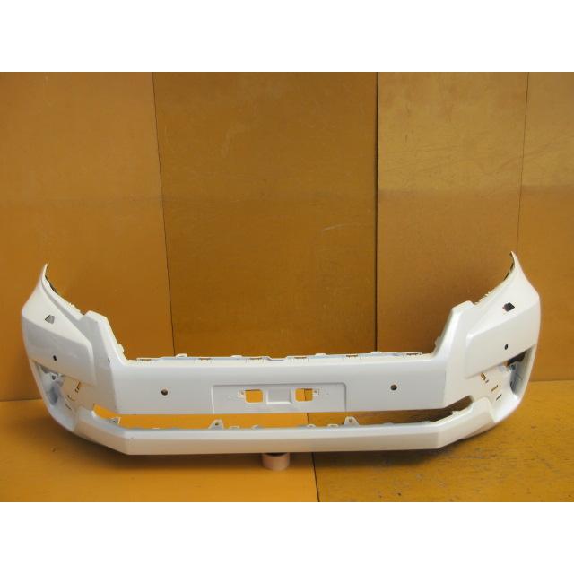 ランドクルーザー/ランクル/プラド 150系 後期　フロントバンパー　ホワイト ランドクルーザー プラド(TRJ150W 150系)後期 純正フロントバンパー