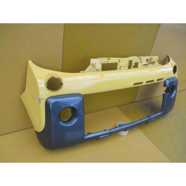 スペーシア ギア(MK53S)用!純正フロントバンパー イエロー(ZWH)/グレー