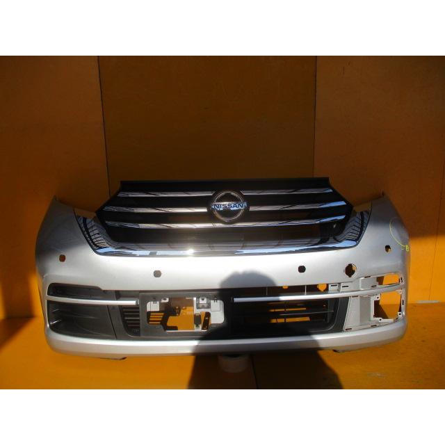 デイズルークス/DAYZ(B21A)後期用 純正フロントバンパー シルバー