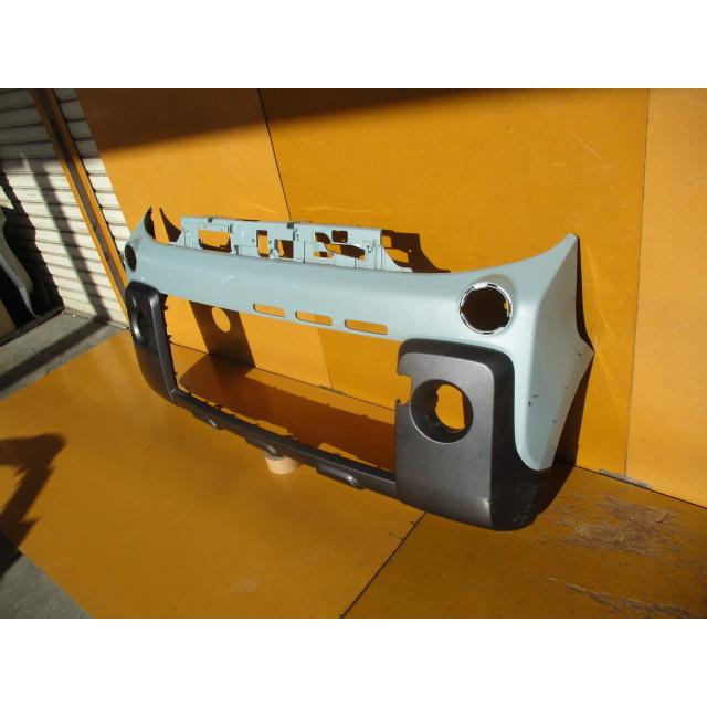 スペーシア ギア(MK53S)用!純正フロントバンパー ライトブルー(ZYW