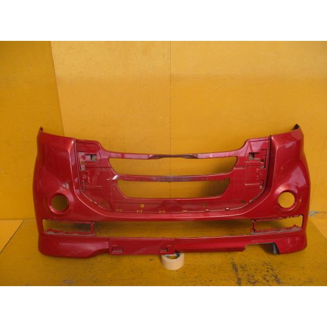 スペーシアカスタムZ(MK42S)後期用!純正フロントバンパー レッド(ZLB