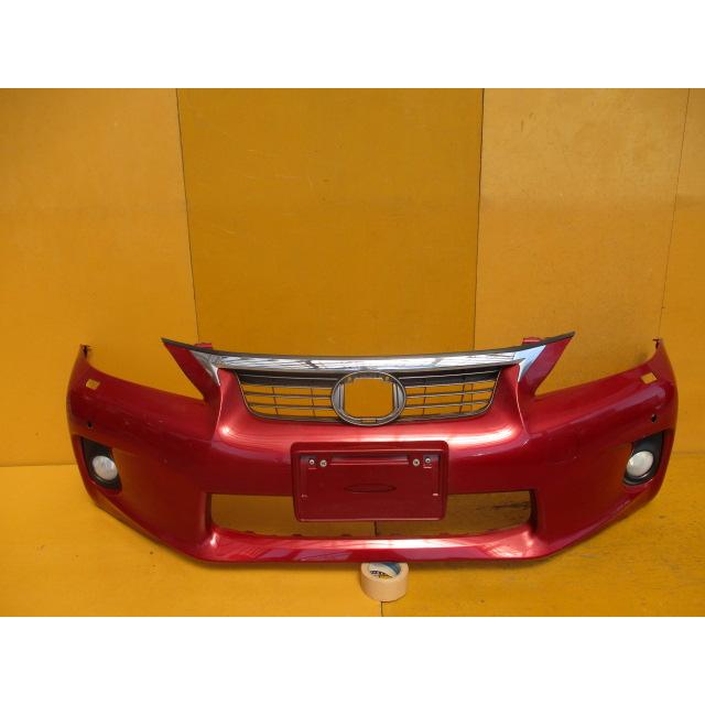 レクサス CT200h(ZWA10)前期用!純正フロントバンパー ダークレッド(3R1