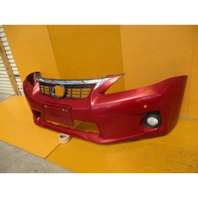 レクサス CT200h(ZWA10)前期用!純正フロントバンパー ダークレッド(3R1