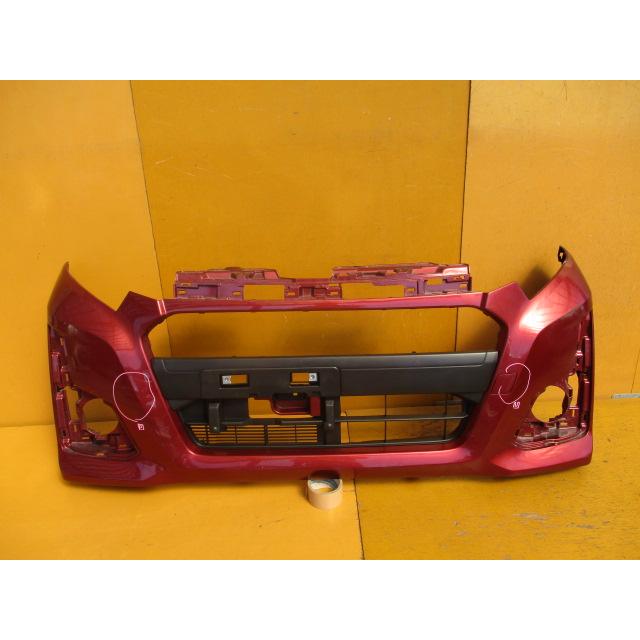 ステラ カスタム LA150F 純正 フロントバンパー 52119-B2E20 ステラカスタム(LA150F/LA160F)用!純正フロントバンパー ダークレッド