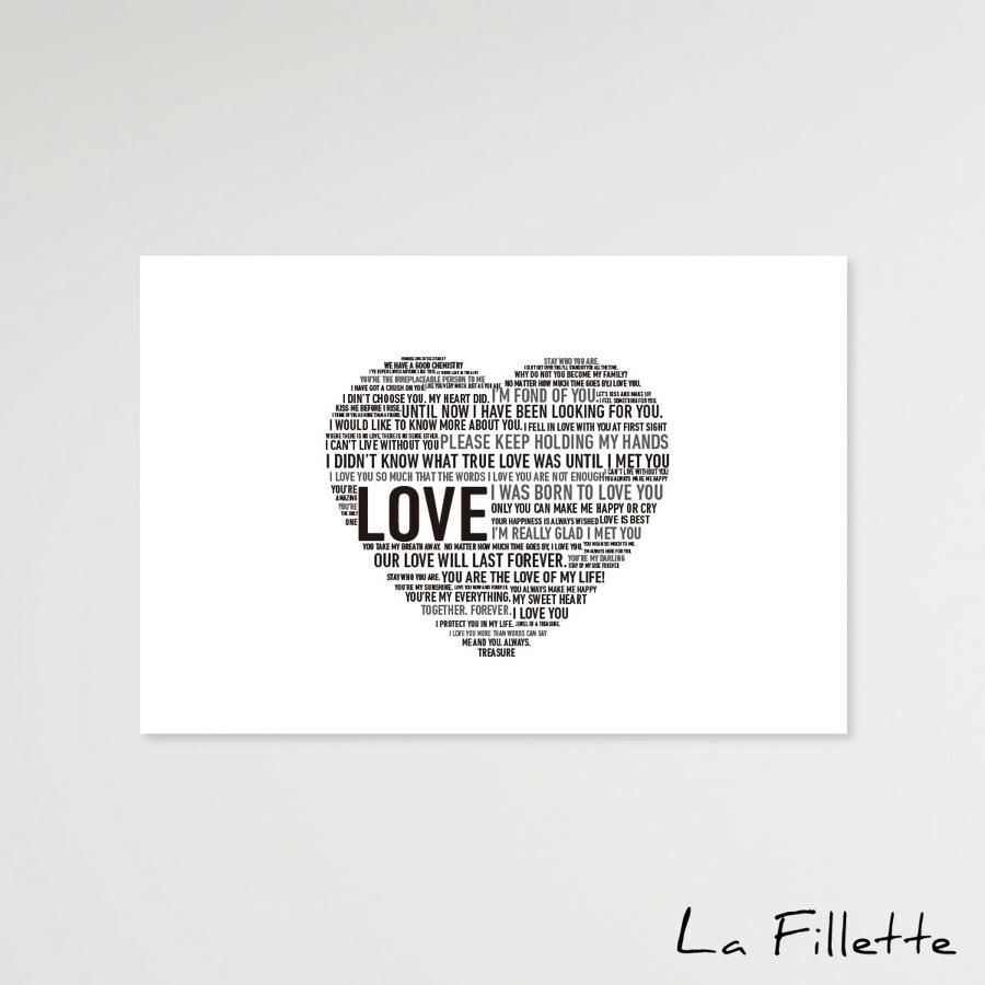 ポストカード Love かっこいい はがき おしゃれ かわいい お祝い 結婚 ギフトカード イラスト タイポグラフィ モダン シンプル アート Pc 006 2 Pc 006 2 La Fillette 通販 Yahoo ショッピング