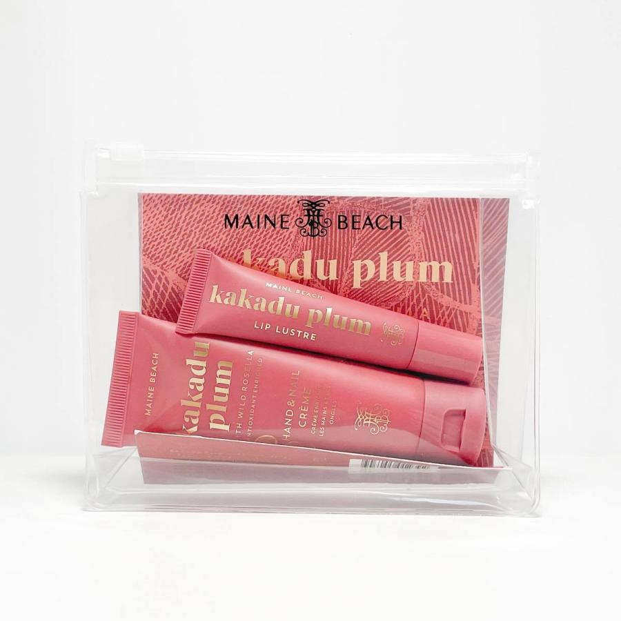 受賞店舗】 リップバーム ハンドクリーム ミニサイズ セット エッセンシャルデュオパック カカドゥプラム MAINE BEACH マインビーチ 受賞店舗】 リップバーム ハンドクリーム ミニサイズ セット エッセンシャルデュオパック カカドゥプラム MAINE BEACH マインビーチ