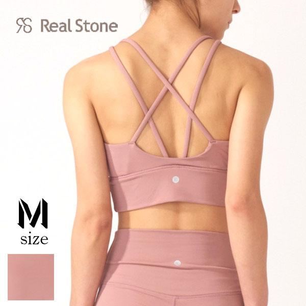 リアルストーンM ヨガウェアセット新品 Real Stone（リアルストーン） COCOTEX (ココテックス) ショートトップ