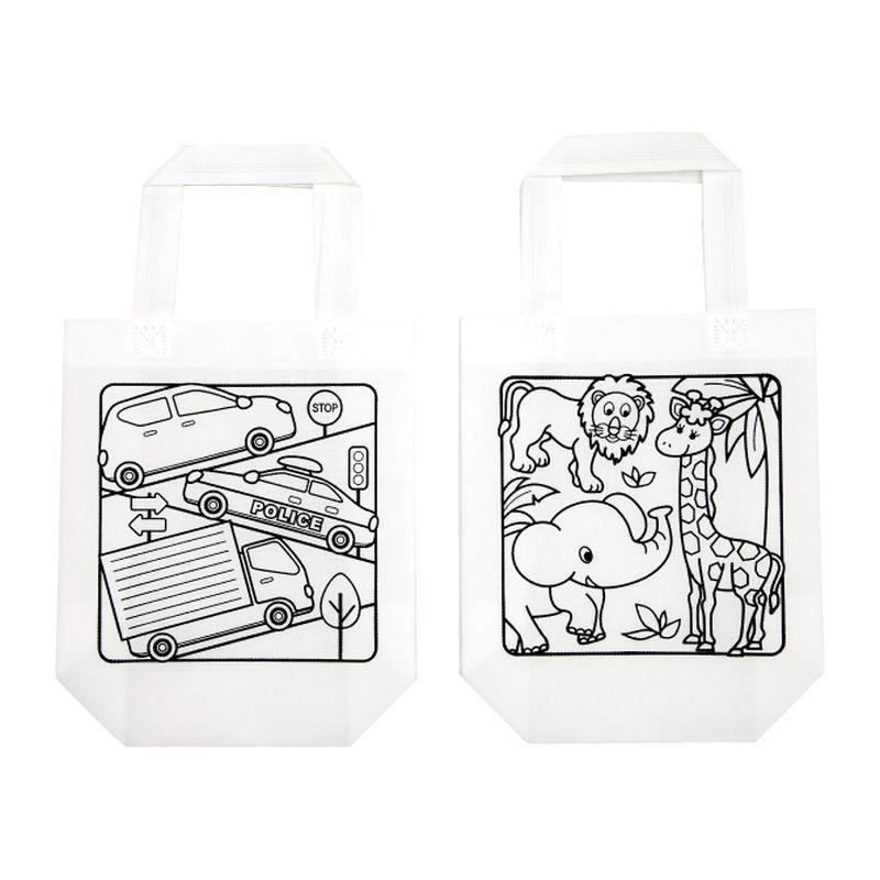 エコバッグ ショッピングバッグ 単品1個 色指定不可 ぬりえこバッグa Sc 21 F1375 R04 1 La Hermosa 通販 Yahoo ショッピング