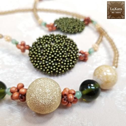 ファルファーレラウンドネックレス制作キット【La,Karuラ・カル
