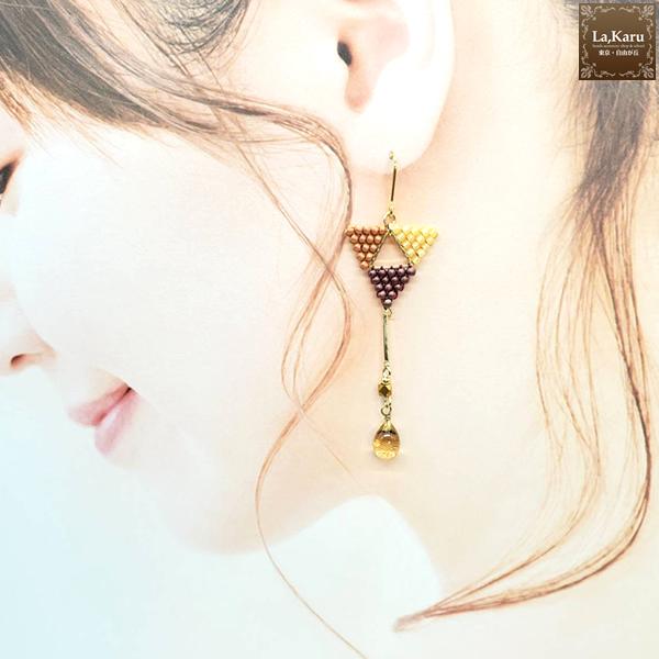 フラッグピアス／イヤリング制作キット【La,Karuラ・カル自由が丘発