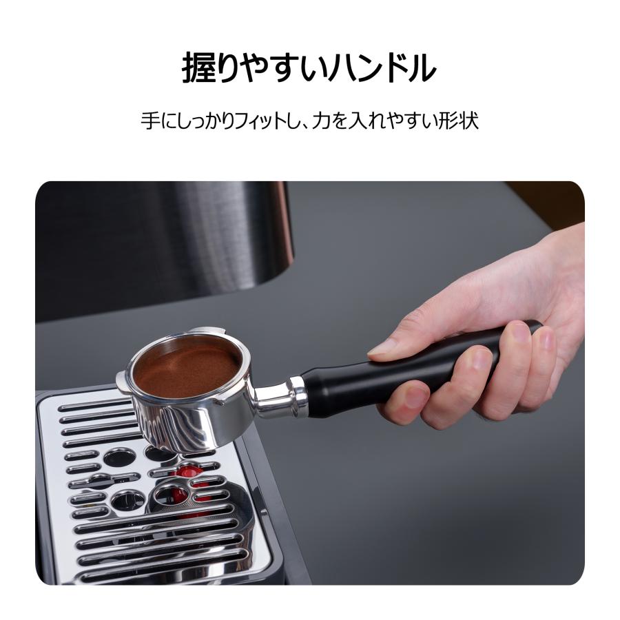 La mellow（ラ・メロウ）デロンギ用 ポルタフィルター 51mm ボトムレス
