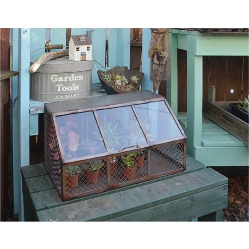 ガラスコンテナ フラワースタンド コンテナ ガーデニング おしゃれ 多肉 アンティーク 冬場の植物保護に gardening031la