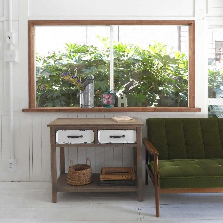 サイドテーブル テーブル おしゃれ 引出し付きサイドテーブル 木製 棚 レトロ アンティーク風 レトロ｜la-nature-shop｜02
